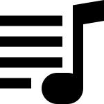 Music Playlist SVG Icon